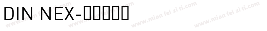 DIN NEX字体转换